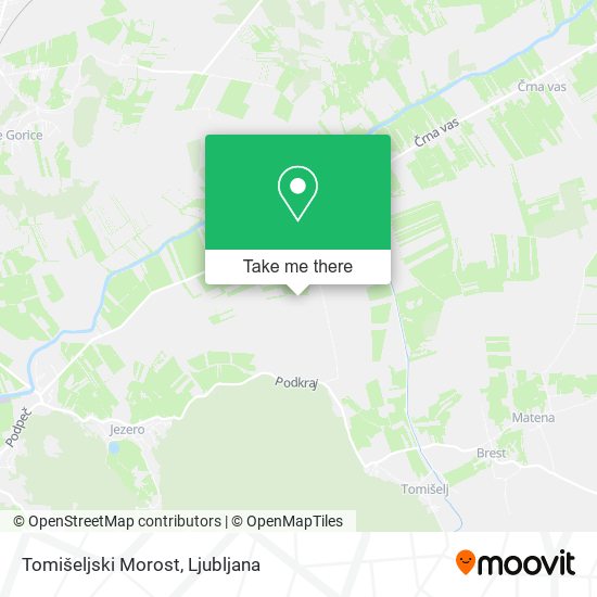 Tomišeljski Morost map