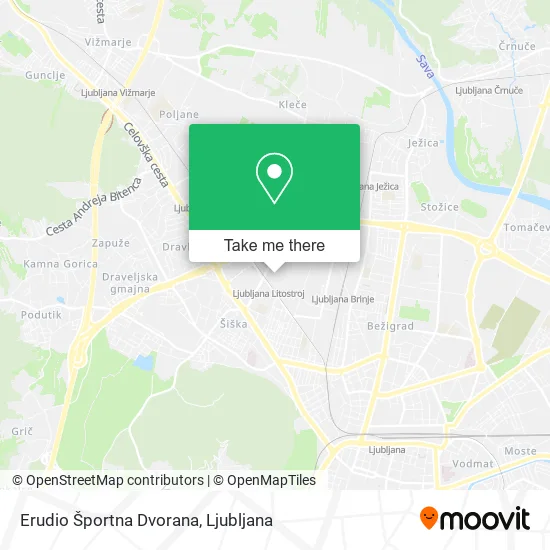 Erudio Športna Dvorana map