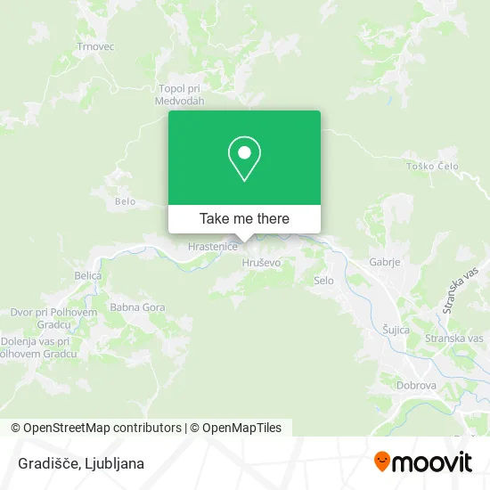Gradišče map