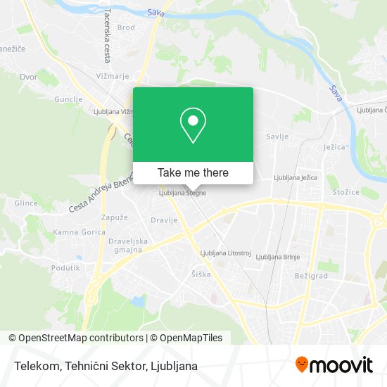 Telekom, Tehnični Sektor map
