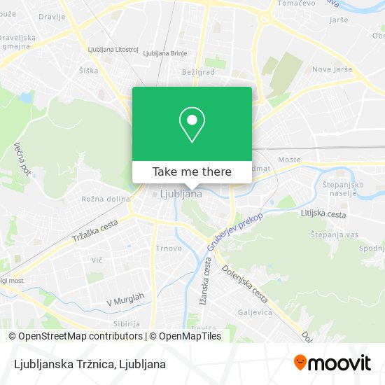 Ljubljanska Tržnica map