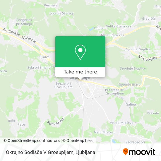 Okrajno Sodišče V Grosupljem map