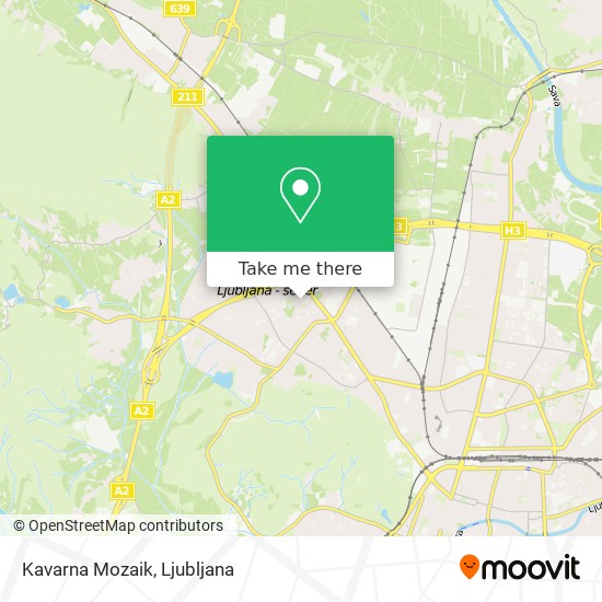 Kavarna Mozaik map