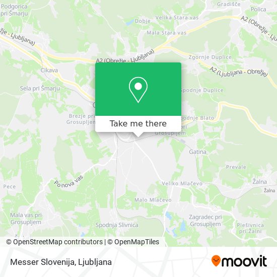 Messer Slovenija map