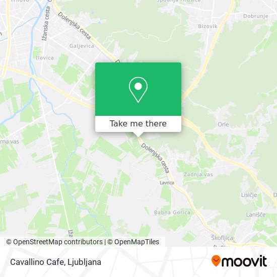 Cavallino Cafe map
