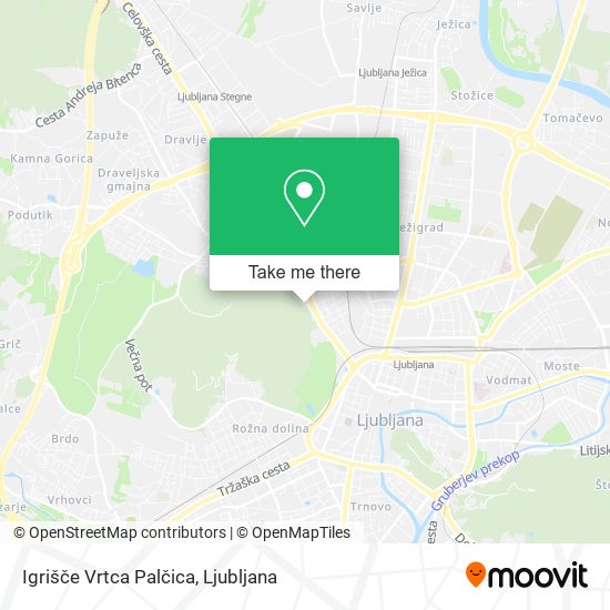 Igrišče Vrtca Palčica map