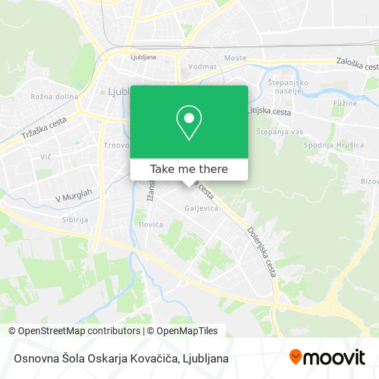 Osnovna Šola Oskarja Kovačiča map