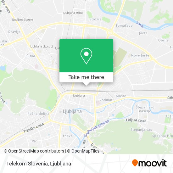 Telekom Slovenia map