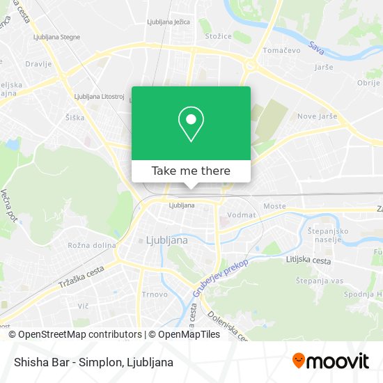 Shisha Bar - Simplon map