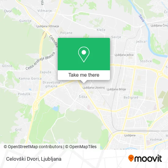 Celovški Dvori map