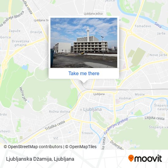 Ljubljanska Džamija map