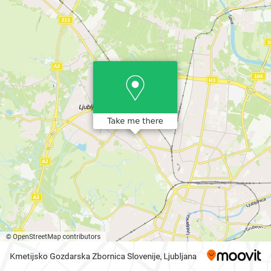 Kmetijsko Gozdarska Zbornica Slovenije map