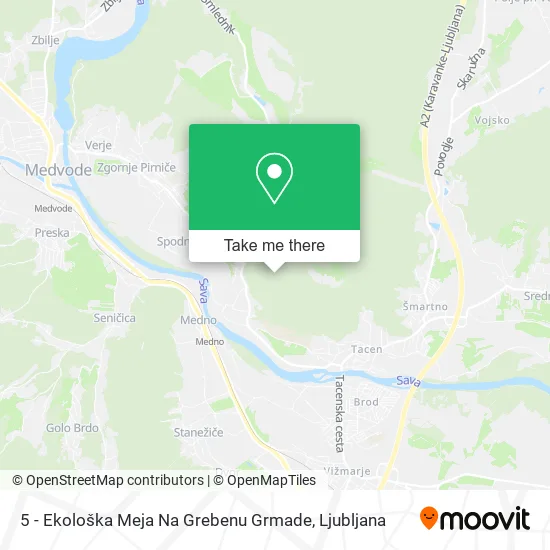 5 - Ekološka Meja Na Grebenu Grmade map