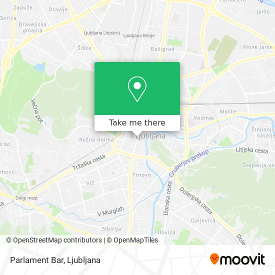 Parlament Bar map