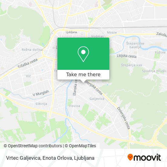 Vrtec Galjevica, Enota Orlova map
