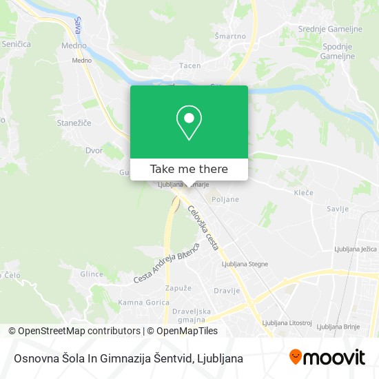 Osnovna Šola In Gimnazija  Šentvid map