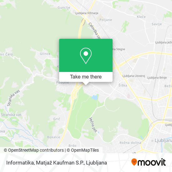 Informatika, Matjaž Kaufman S.P. map