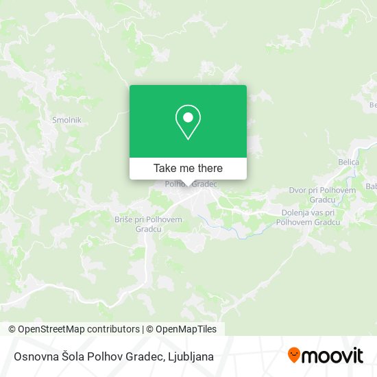 Osnovna Šola Polhov Gradec map