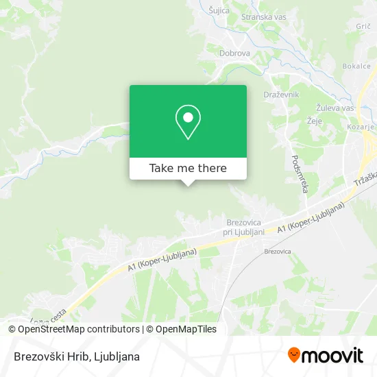 Brezovški Hrib map