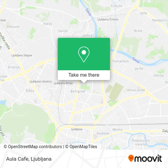 Aula Cafe map