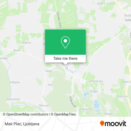 Mali Plac map