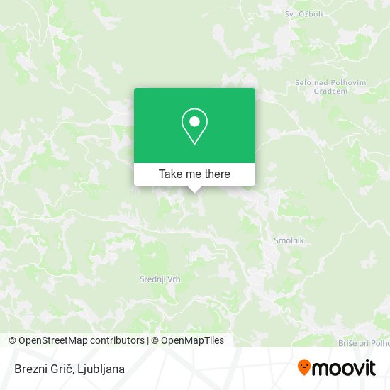 Brezni Grič map