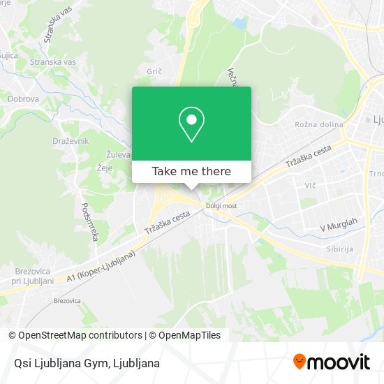 Qsi Ljubljana Gym map
