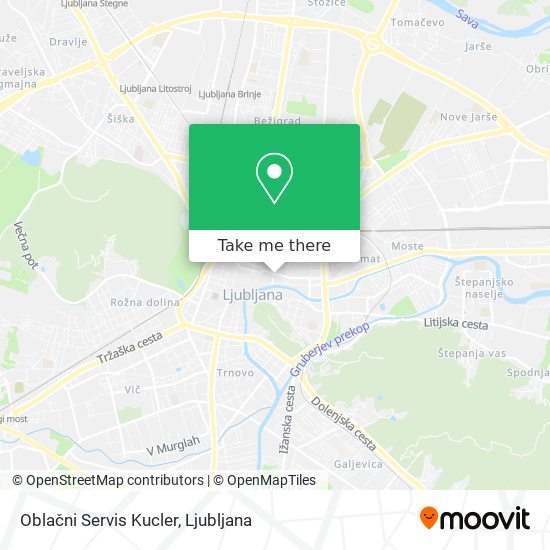 Oblačni Servis Kucler map