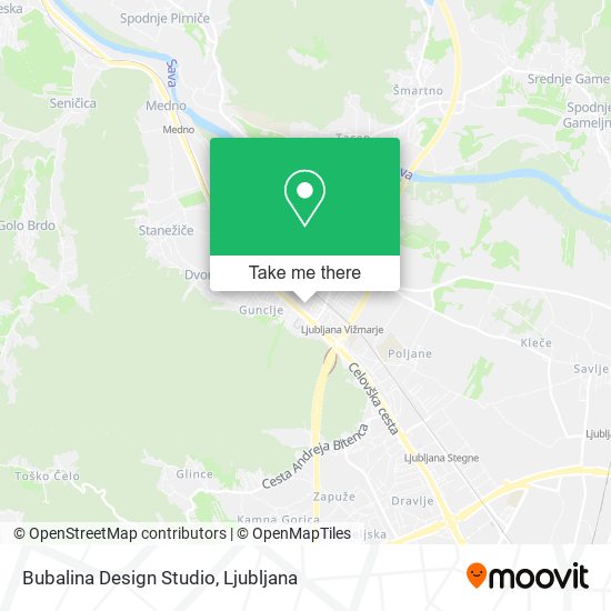 Bubalina Design Studio map