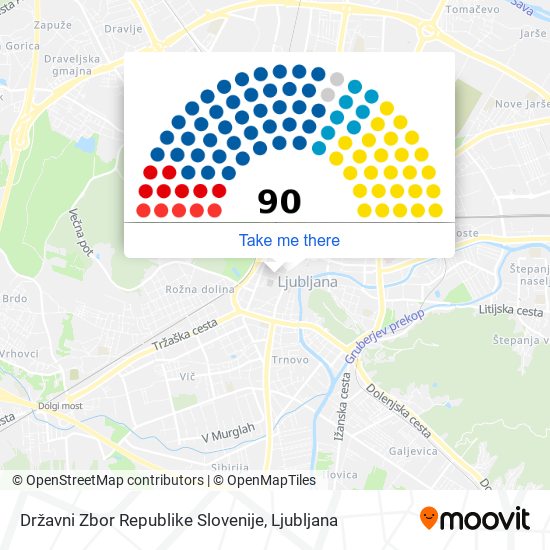 Državni Zbor Republike Slovenije map