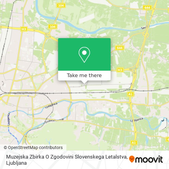 Muzejska Zbirka O Zgodovini Slovenskega Letalstva map