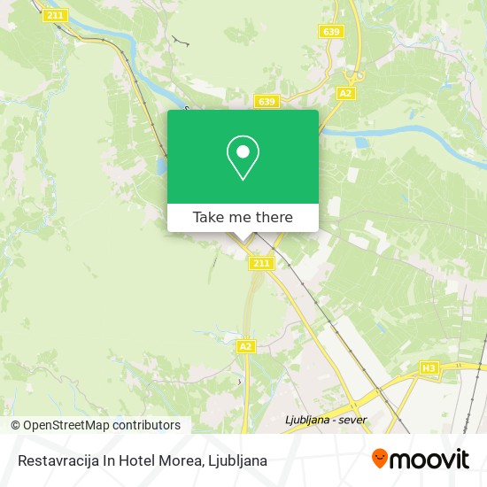 Restavracija In Hotel Morea map