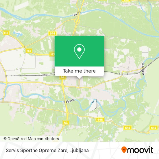 Servis Športne Opreme Žare map