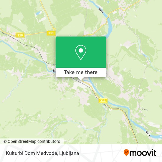 Kulturbi Dom Medvode map