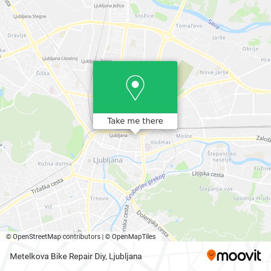 Metelkova Bike Repair Diy map