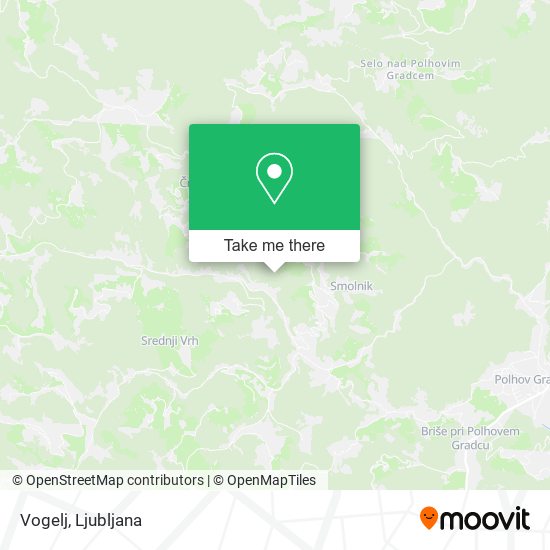 Vogelj map