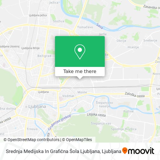 Srednja Medijska In Grafična Šola Ljubljana map