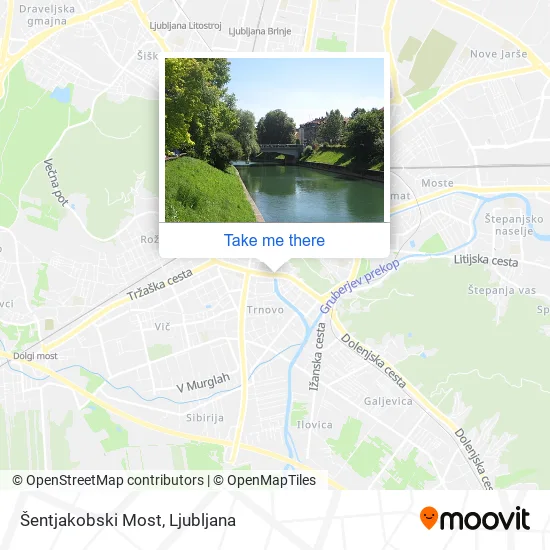 Šentjakobski Most map