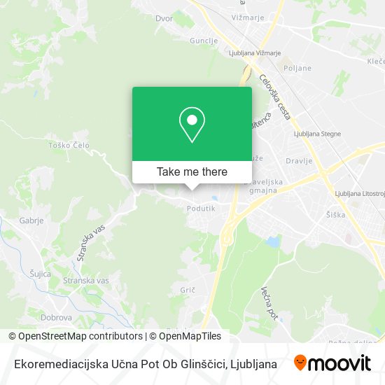 Ekoremediacijska Učna Pot Ob Glinščici map