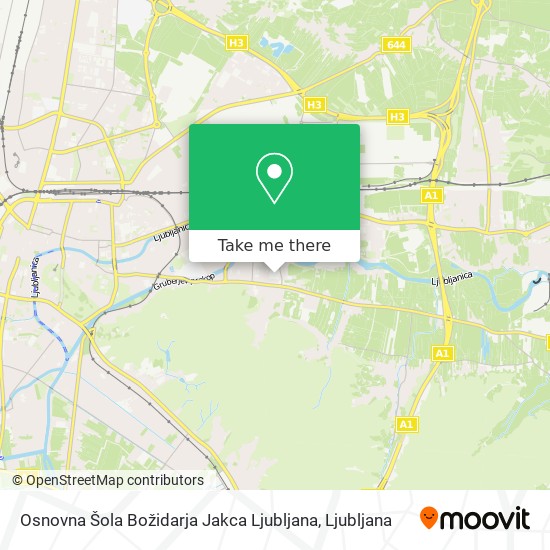 Osnovna Šola Božidarja Jakca Ljubljana map
