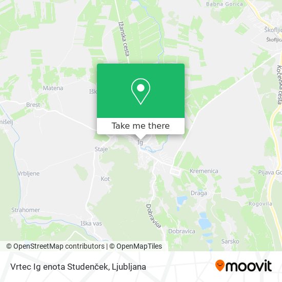 Vrtec Ig enota Studenček map