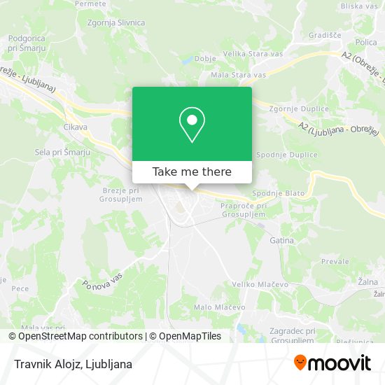Travnik Alojz map