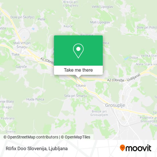 Röfix Doo Slovenija map