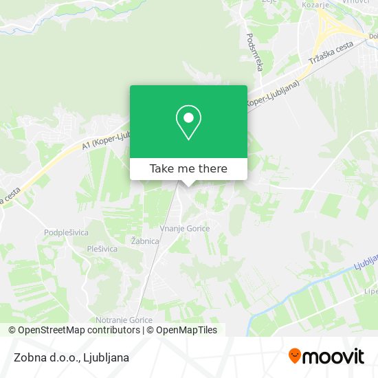 Zobna d.o.o. map