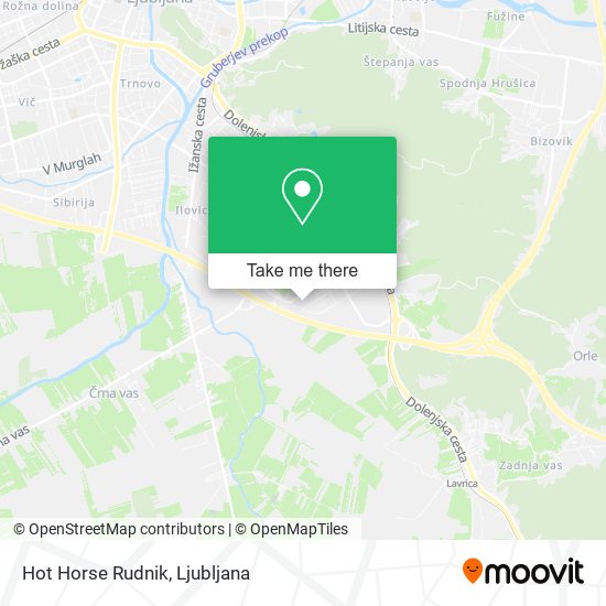 Hot Horse Rudnik map