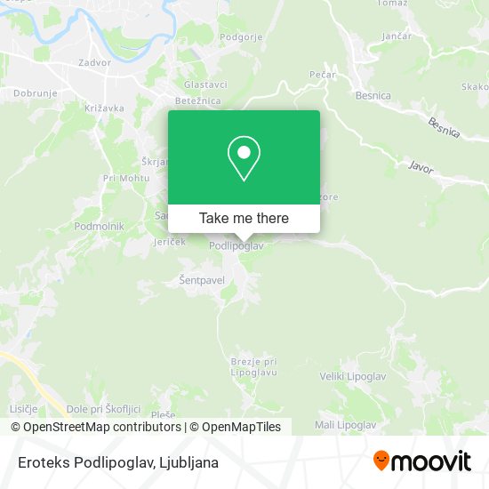 Eroteks Podlipoglav map