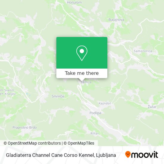 Gladiaterra Channel Cane Corso Kennel map