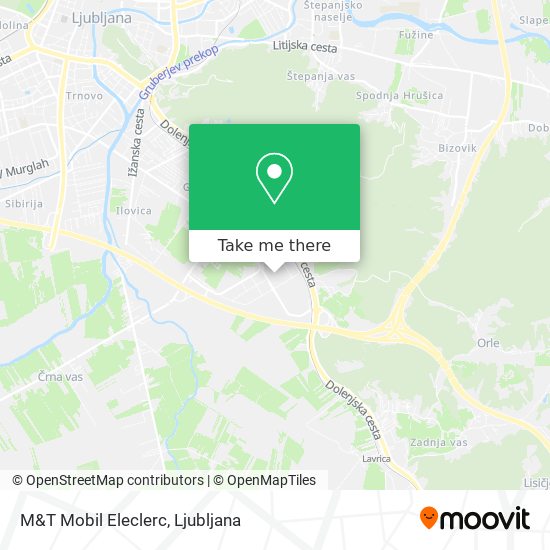 M&T Mobil Eleclerc map