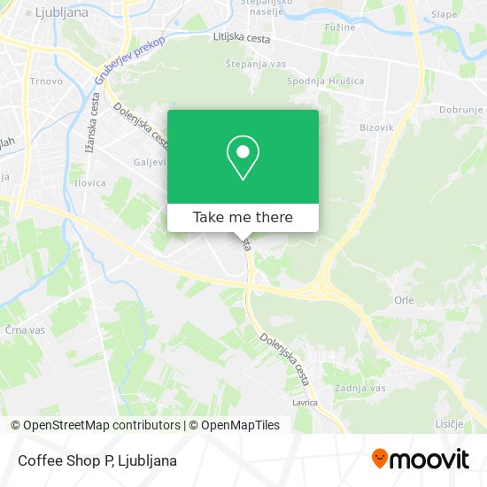 Coffee Shop P map