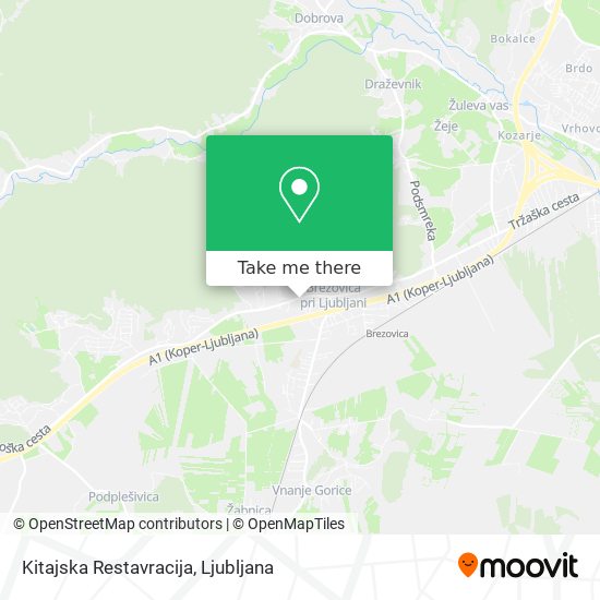 Kitajska Restavracija map